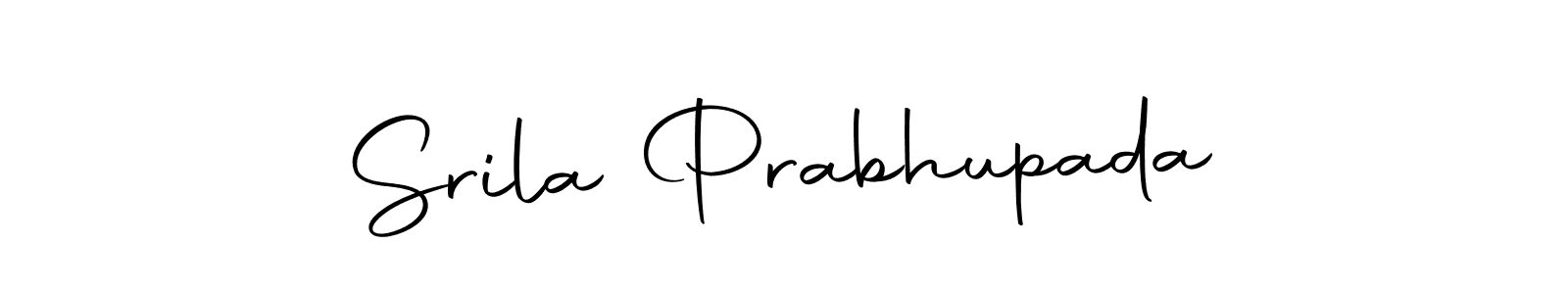 Make a beautiful signature design for name Srila Prabhupada. With this signature (Autography-DOLnW) style, you can create a handwritten signature for free. Srila Prabhupada signature style 10 images and pictures png