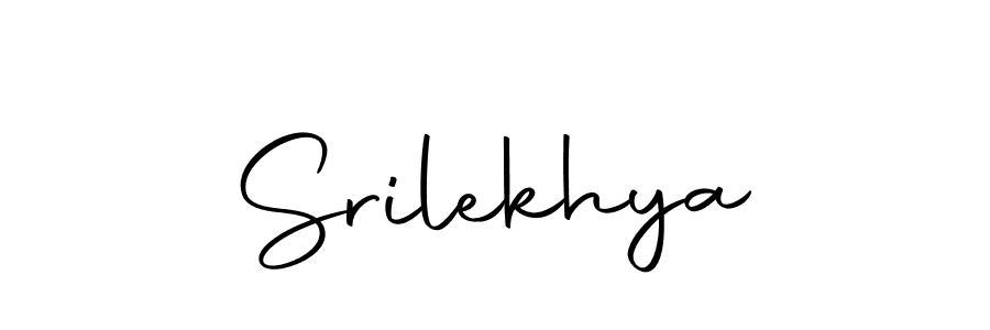 Create a beautiful signature design for name Srilekhya. With this signature (Autography-DOLnW) fonts, you can make a handwritten signature for free. Srilekhya signature style 10 images and pictures png