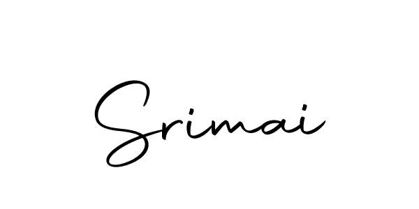 Design your own signature with our free online signature maker. With this signature software, you can create a handwritten (Autography-DOLnW) signature for name Srimai. Srimai signature style 10 images and pictures png