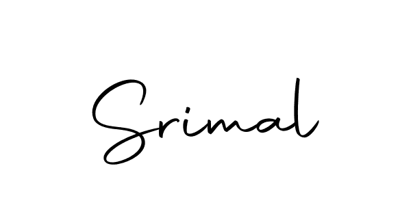 How to make Srimal signature? Autography-DOLnW is a professional autograph style. Create handwritten signature for Srimal name. Srimal signature style 10 images and pictures png