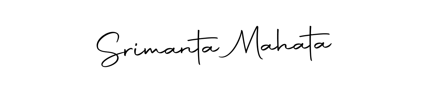 Use a signature maker to create a handwritten signature online. With this signature software, you can design (Autography-DOLnW) your own signature for name Srimanta Mahata. Srimanta Mahata signature style 10 images and pictures png