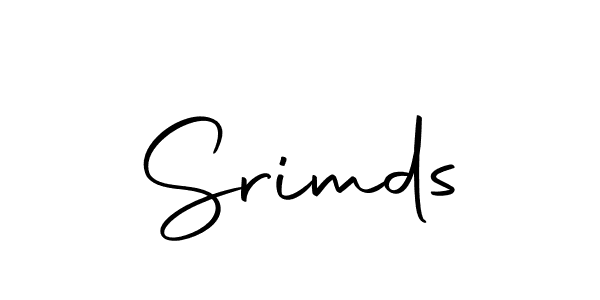 The best way (Autography-DOLnW) to make a short signature is to pick only two or three words in your name. The name Srimds include a total of six letters. For converting this name. Srimds signature style 10 images and pictures png