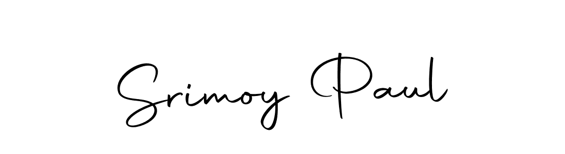 Make a beautiful signature design for name Srimoy Paul. With this signature (Autography-DOLnW) style, you can create a handwritten signature for free. Srimoy Paul signature style 10 images and pictures png