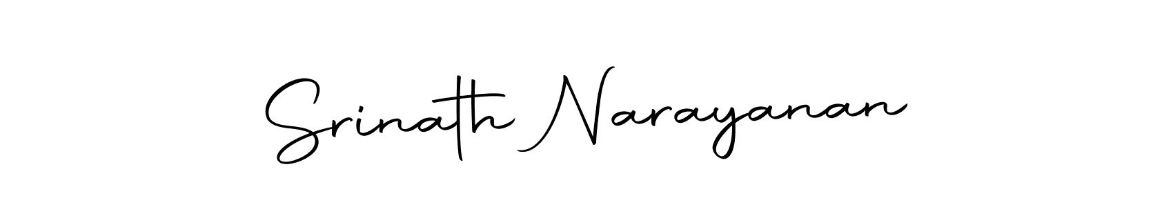 Use a signature maker to create a handwritten signature online. With this signature software, you can design (Autography-DOLnW) your own signature for name Srinath Narayanan. Srinath Narayanan signature style 10 images and pictures png