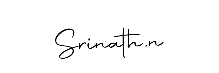 Make a beautiful signature design for name Srinath.n. Use this online signature maker to create a handwritten signature for free. Srinath.n signature style 10 images and pictures png