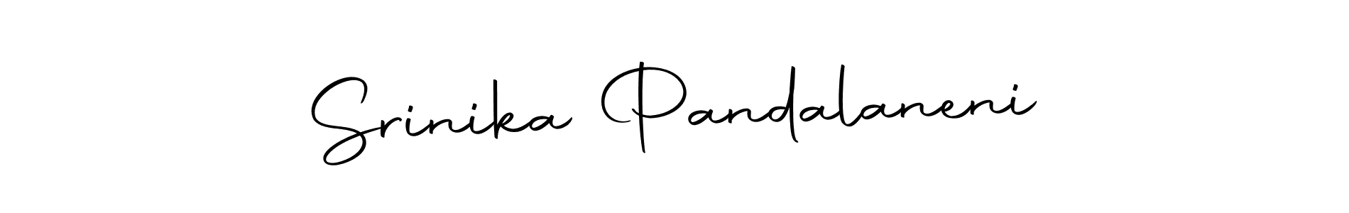 Make a beautiful signature design for name Srinika Pandalaneni. With this signature (Autography-DOLnW) style, you can create a handwritten signature for free. Srinika Pandalaneni signature style 10 images and pictures png