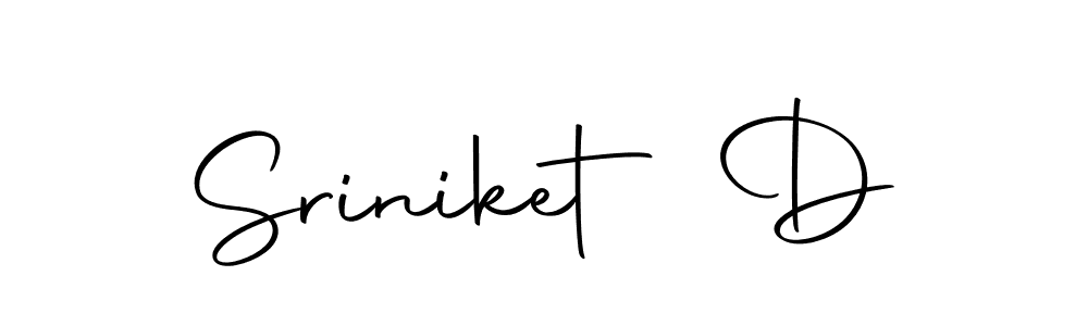 Here are the top 10 professional signature styles for the name Sriniket D. These are the best autograph styles you can use for your name. Sriniket D signature style 10 images and pictures png