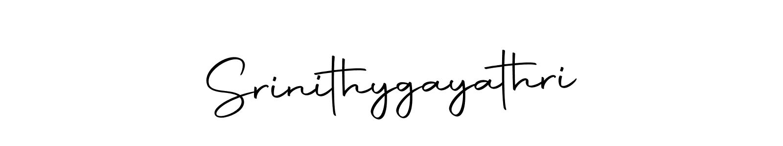 Also we have Srinithygayathri name is the best signature style. Create professional handwritten signature collection using Autography-DOLnW autograph style. Srinithygayathri signature style 10 images and pictures png