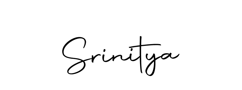 Make a beautiful signature design for name Srinitya. With this signature (Autography-DOLnW) style, you can create a handwritten signature for free. Srinitya signature style 10 images and pictures png