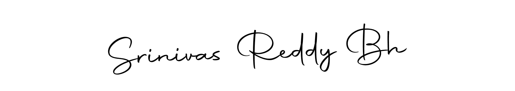 Design your own signature with our free online signature maker. With this signature software, you can create a handwritten (Autography-DOLnW) signature for name Srinivas Reddy Bh. Srinivas Reddy Bh signature style 10 images and pictures png