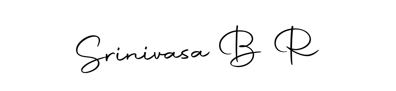 Use a signature maker to create a handwritten signature online. With this signature software, you can design (Autography-DOLnW) your own signature for name Srinivasa B R. Srinivasa B R signature style 10 images and pictures png