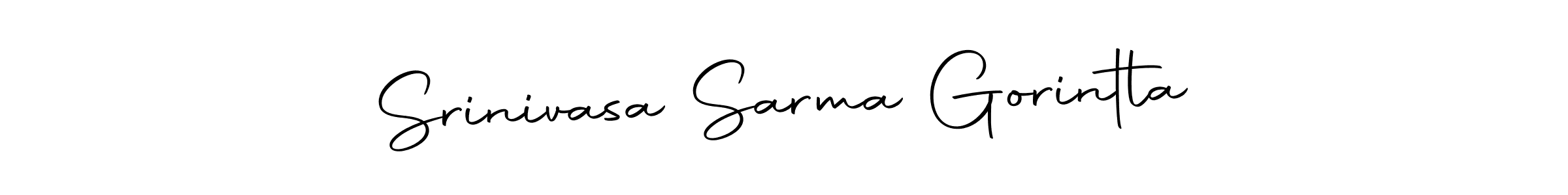 It looks lik you need a new signature style for name Srinivasa Sarma Gorintla. Design unique handwritten (Autography-DOLnW) signature with our free signature maker in just a few clicks. Srinivasa Sarma Gorintla signature style 10 images and pictures png