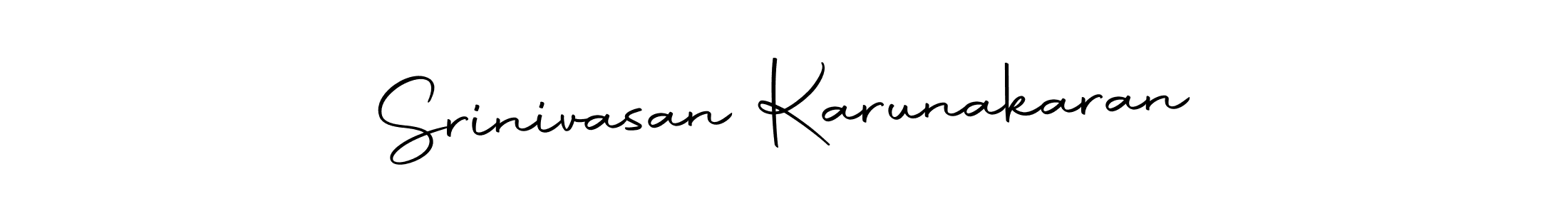 Make a beautiful signature design for name Srinivasan Karunakaran. Use this online signature maker to create a handwritten signature for free. Srinivasan Karunakaran signature style 10 images and pictures png