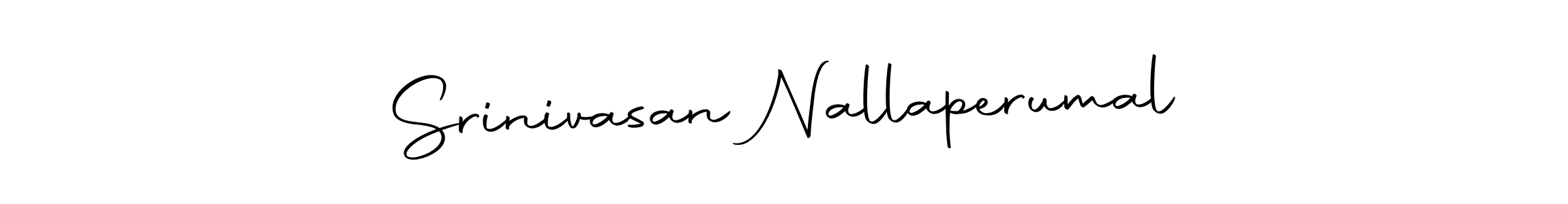 You should practise on your own different ways (Autography-DOLnW) to write your name (Srinivasan Nallaperumal) in signature. don't let someone else do it for you. Srinivasan Nallaperumal signature style 10 images and pictures png