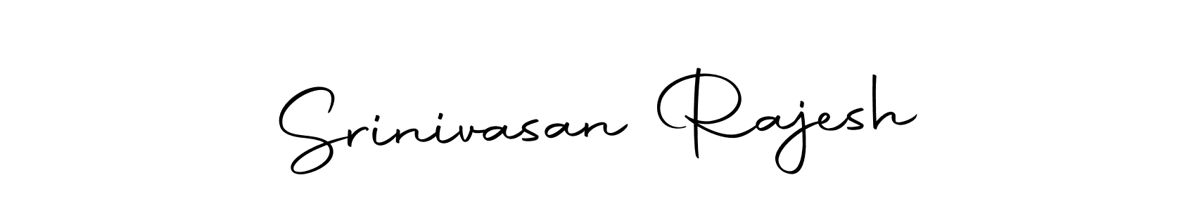 Make a beautiful signature design for name Srinivasan Rajesh. With this signature (Autography-DOLnW) style, you can create a handwritten signature for free. Srinivasan Rajesh signature style 10 images and pictures png