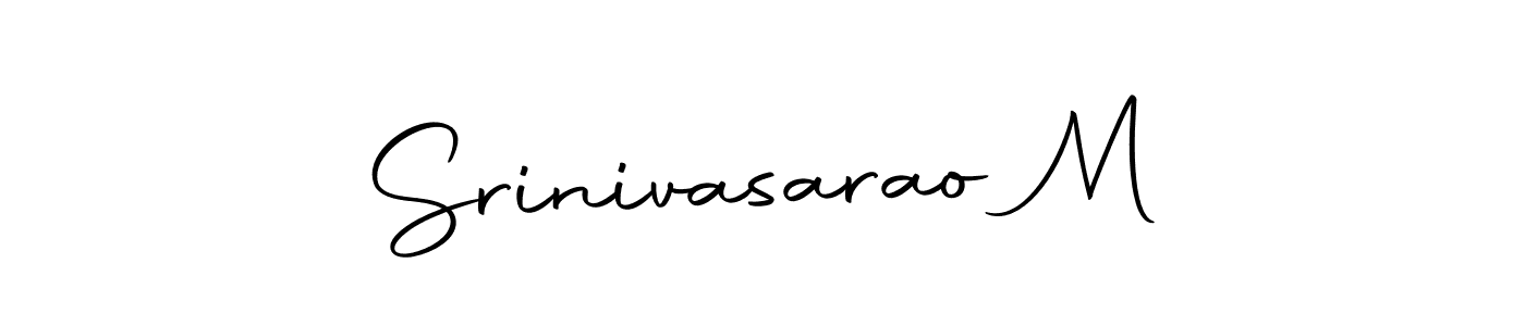 How to make Srinivasarao M name signature. Use Autography-DOLnW style for creating short signs online. This is the latest handwritten sign. Srinivasarao M signature style 10 images and pictures png