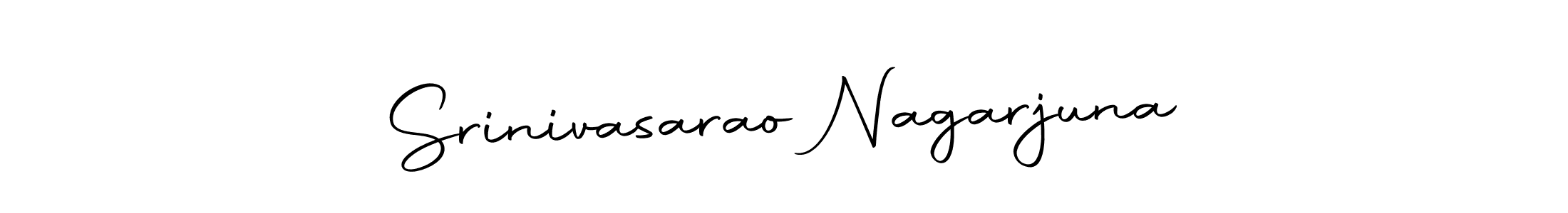 Use a signature maker to create a handwritten signature online. With this signature software, you can design (Autography-DOLnW) your own signature for name Srinivasarao Nagarjuna. Srinivasarao Nagarjuna signature style 10 images and pictures png