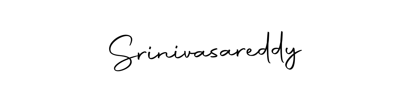 Create a beautiful signature design for name Srinivasareddy. With this signature (Autography-DOLnW) fonts, you can make a handwritten signature for free. Srinivasareddy signature style 10 images and pictures png