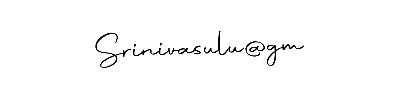 It looks lik you need a new signature style for name Srinivasulu@gm. Design unique handwritten (Autography-DOLnW) signature with our free signature maker in just a few clicks. Srinivasulu@gm signature style 10 images and pictures png