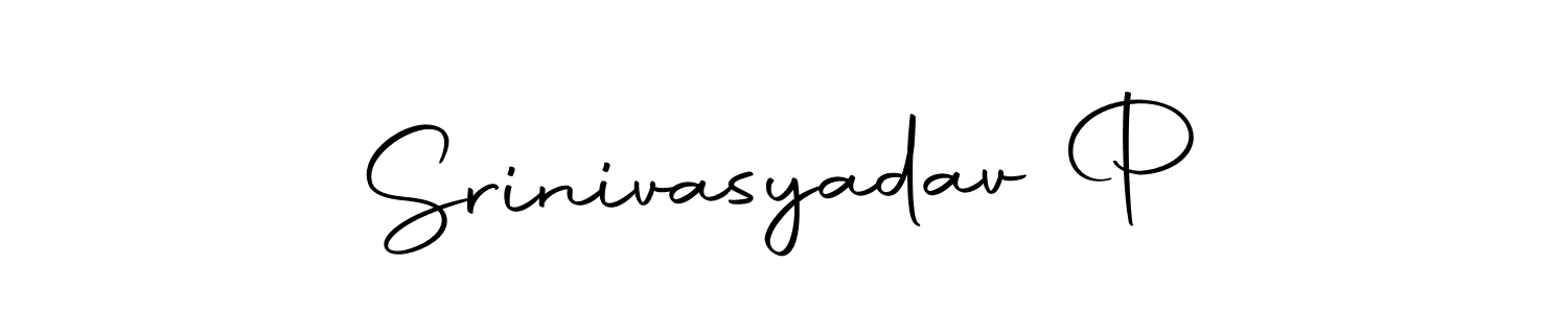 It looks lik you need a new signature style for name Srinivasyadav P. Design unique handwritten (Autography-DOLnW) signature with our free signature maker in just a few clicks. Srinivasyadav P signature style 10 images and pictures png