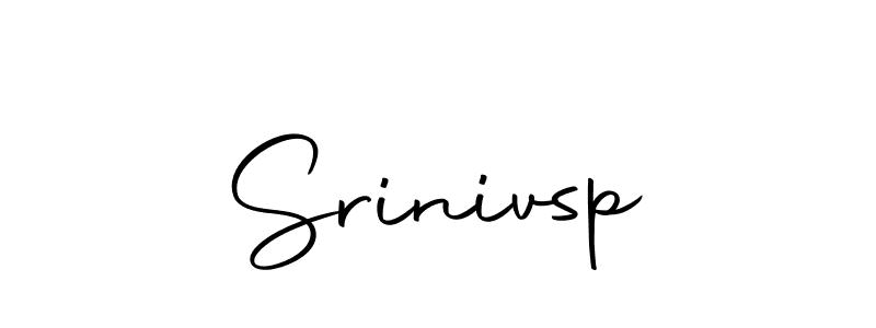 Design your own signature with our free online signature maker. With this signature software, you can create a handwritten (Autography-DOLnW) signature for name Srinivsp. Srinivsp signature style 10 images and pictures png