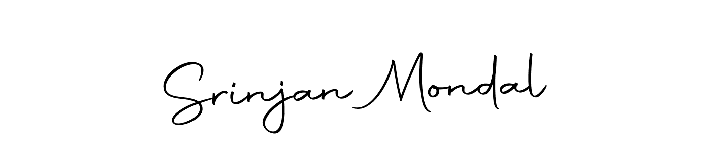 Make a beautiful signature design for name Srinjan Mondal. Use this online signature maker to create a handwritten signature for free. Srinjan Mondal signature style 10 images and pictures png