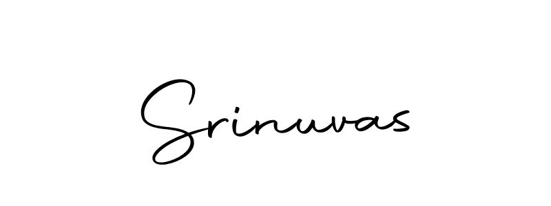 You should practise on your own different ways (Autography-DOLnW) to write your name (Srinuvas) in signature. don't let someone else do it for you. Srinuvas signature style 10 images and pictures png