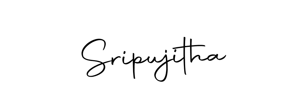 How to make Sripujitha signature? Autography-DOLnW is a professional autograph style. Create handwritten signature for Sripujitha name. Sripujitha signature style 10 images and pictures png