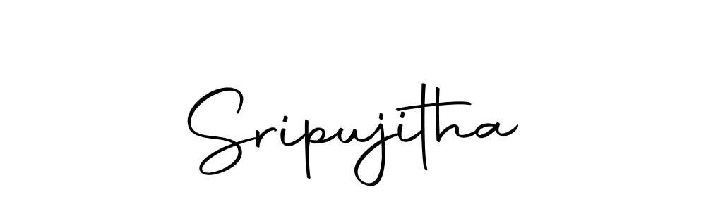 Create a beautiful signature design for name Sripujitha. With this signature (Autography-DOLnW) fonts, you can make a handwritten signature for free. Sripujitha signature style 10 images and pictures png