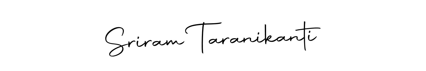 Similarly Autography-DOLnW is the best handwritten signature design. Signature creator online .You can use it as an online autograph creator for name Sriram Taranikanti. Sriram Taranikanti signature style 10 images and pictures png