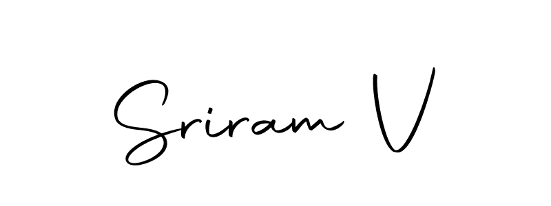 Here are the top 10 professional signature styles for the name Sriram V. These are the best autograph styles you can use for your name. Sriram V signature style 10 images and pictures png