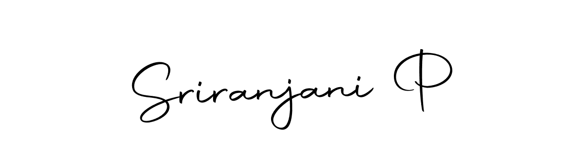 Make a beautiful signature design for name Sriranjani P. Use this online signature maker to create a handwritten signature for free. Sriranjani P signature style 10 images and pictures png