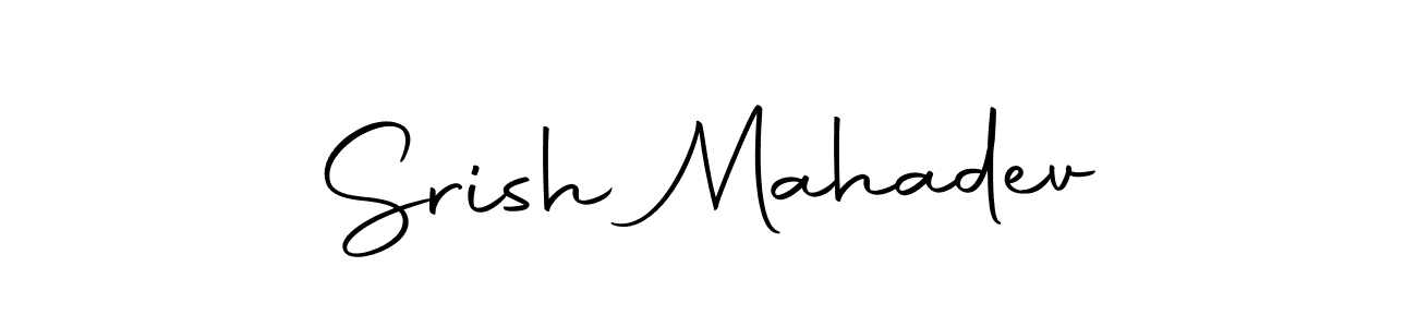 Autography-DOLnW is a professional signature style that is perfect for those who want to add a touch of class to their signature. It is also a great choice for those who want to make their signature more unique. Get Srish Mahadev name to fancy signature for free. Srish Mahadev signature style 10 images and pictures png