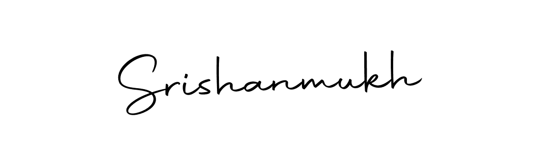 Make a beautiful signature design for name Srishanmukh. With this signature (Autography-DOLnW) style, you can create a handwritten signature for free. Srishanmukh signature style 10 images and pictures png