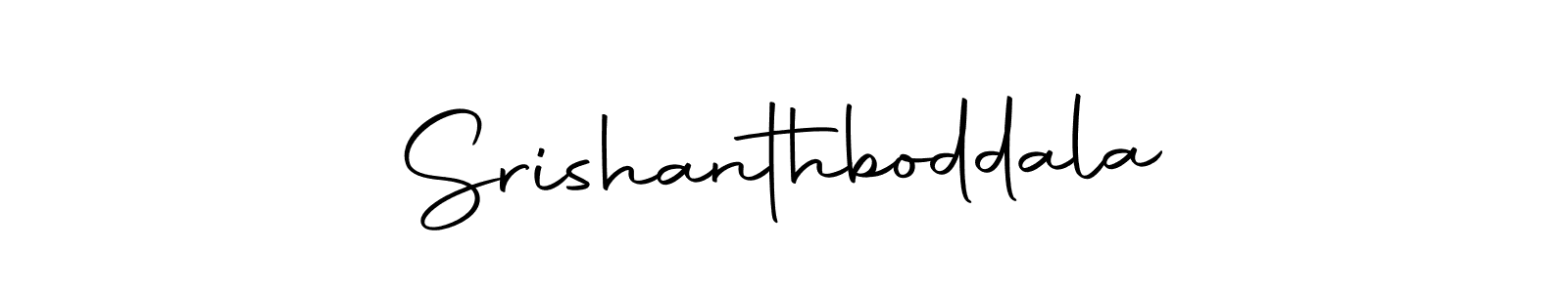 Srishanthboddala stylish signature style. Best Handwritten Sign (Autography-DOLnW) for my name. Handwritten Signature Collection Ideas for my name Srishanthboddala. Srishanthboddala signature style 10 images and pictures png