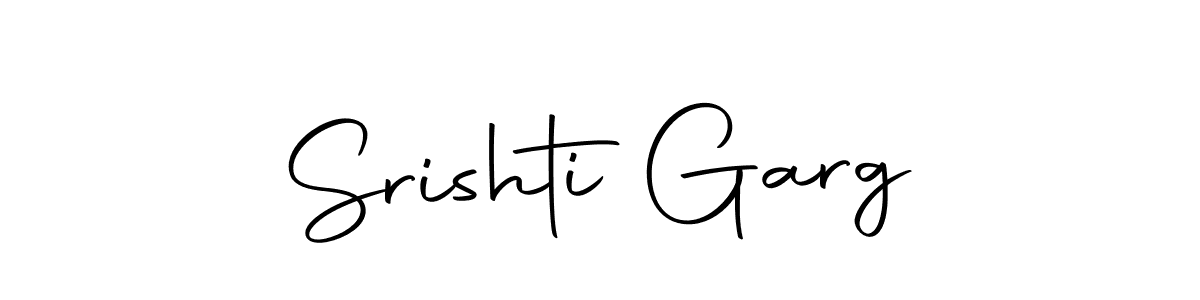 Make a beautiful signature design for name Srishti Garg. Use this online signature maker to create a handwritten signature for free. Srishti Garg signature style 10 images and pictures png