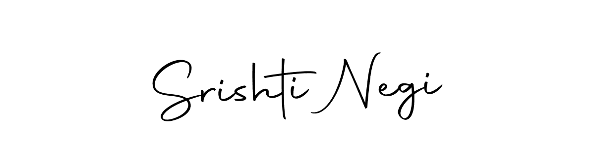 The best way (Autography-DOLnW) to make a short signature is to pick only two or three words in your name. The name Srishti Negi include a total of six letters. For converting this name. Srishti Negi signature style 10 images and pictures png