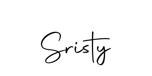 How to make Sristy signature? Autography-DOLnW is a professional autograph style. Create handwritten signature for Sristy name. Sristy signature style 10 images and pictures png