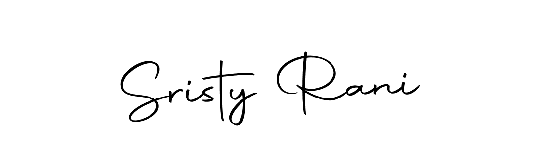 Design your own signature with our free online signature maker. With this signature software, you can create a handwritten (Autography-DOLnW) signature for name Sristy Rani. Sristy Rani signature style 10 images and pictures png