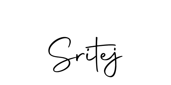 Design your own signature with our free online signature maker. With this signature software, you can create a handwritten (Autography-DOLnW) signature for name Sritej. Sritej signature style 10 images and pictures png