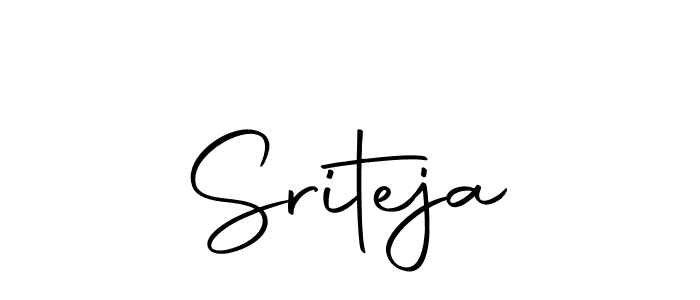 How to make Sriteja signature? Autography-DOLnW is a professional autograph style. Create handwritten signature for Sriteja name. Sriteja signature style 10 images and pictures png