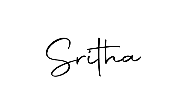 You should practise on your own different ways (Autography-DOLnW) to write your name (Sritha) in signature. don't let someone else do it for you. Sritha signature style 10 images and pictures png