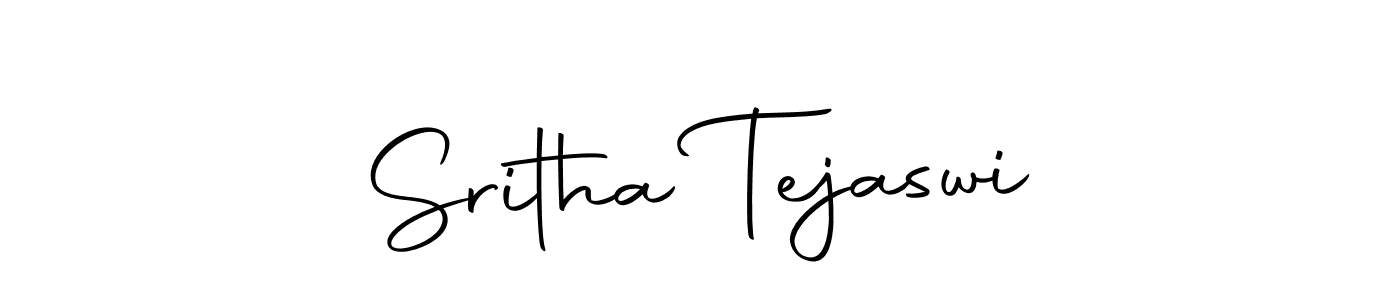 Also we have Sritha Tejaswi name is the best signature style. Create professional handwritten signature collection using Autography-DOLnW autograph style. Sritha Tejaswi signature style 10 images and pictures png