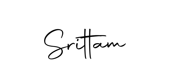 Make a beautiful signature design for name Srittam. With this signature (Autography-DOLnW) style, you can create a handwritten signature for free. Srittam signature style 10 images and pictures png