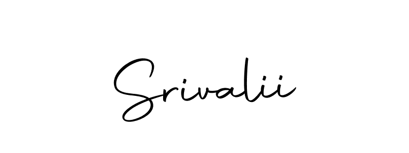 You should practise on your own different ways (Autography-DOLnW) to write your name (Srivalii) in signature. don't let someone else do it for you. Srivalii signature style 10 images and pictures png