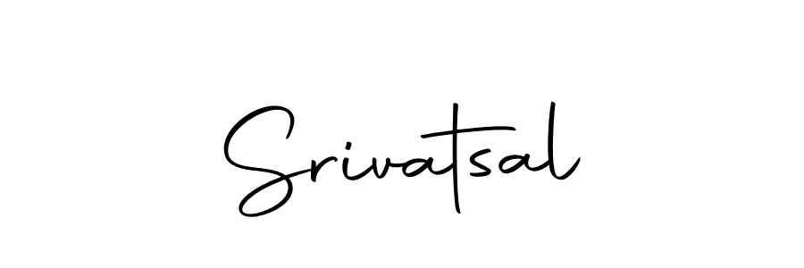 Use a signature maker to create a handwritten signature online. With this signature software, you can design (Autography-DOLnW) your own signature for name Srivatsal. Srivatsal signature style 10 images and pictures png