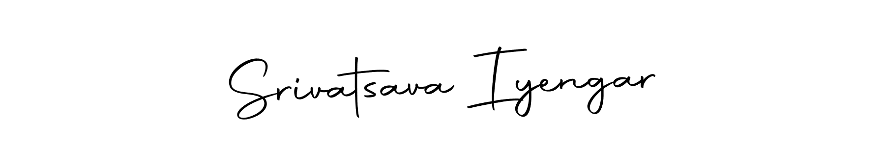 How to make Srivatsava Iyengar signature? Autography-DOLnW is a professional autograph style. Create handwritten signature for Srivatsava Iyengar name. Srivatsava Iyengar signature style 10 images and pictures png