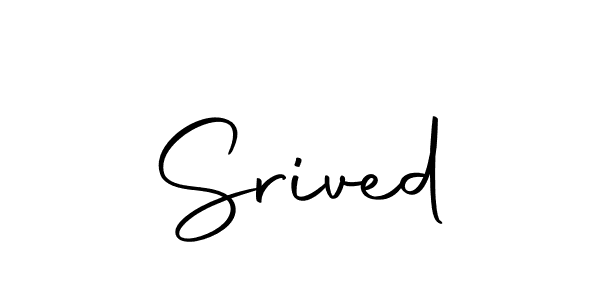 This is the best signature style for the Srived name. Also you like these signature font (Autography-DOLnW). Mix name signature. Srived signature style 10 images and pictures png