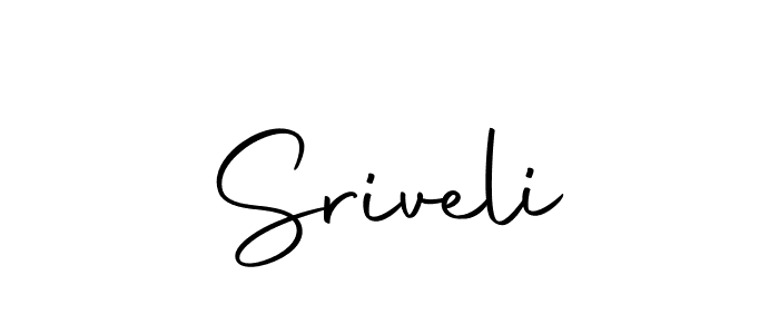 How to make Sriveli signature? Autography-DOLnW is a professional autograph style. Create handwritten signature for Sriveli name. Sriveli signature style 10 images and pictures png