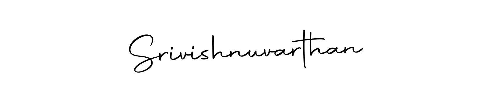 Create a beautiful signature design for name Srivishnuvarthan. With this signature (Autography-DOLnW) fonts, you can make a handwritten signature for free. Srivishnuvarthan signature style 10 images and pictures png